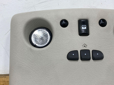 03-07 Hummer H2 Overhead Roof Console (Wheat) W/Sunroof Switches