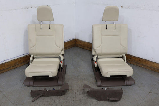 10-13 Lexus GX460 Leather Rear 3rd Row Power Seats (Ecru 00) Tested Lt. Wear