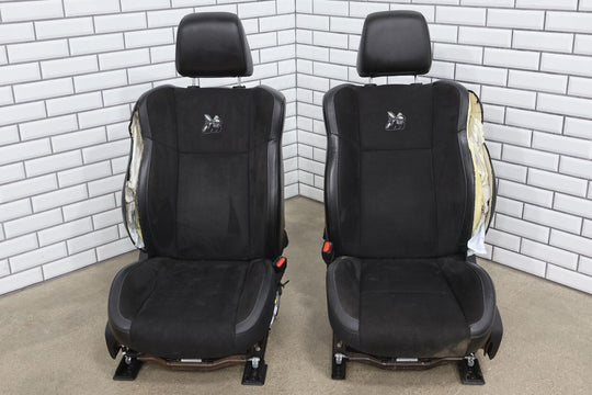 15-23 Dodge Charger Scat Pack Alcantara Heated/Cooled Seats Set of 4 (Black X9)