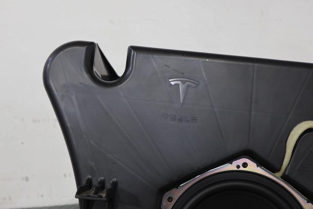 12-20 Tesla Model S Factory Subwoofer Speaker W/ Enclosure (1042544-00-B) Tested