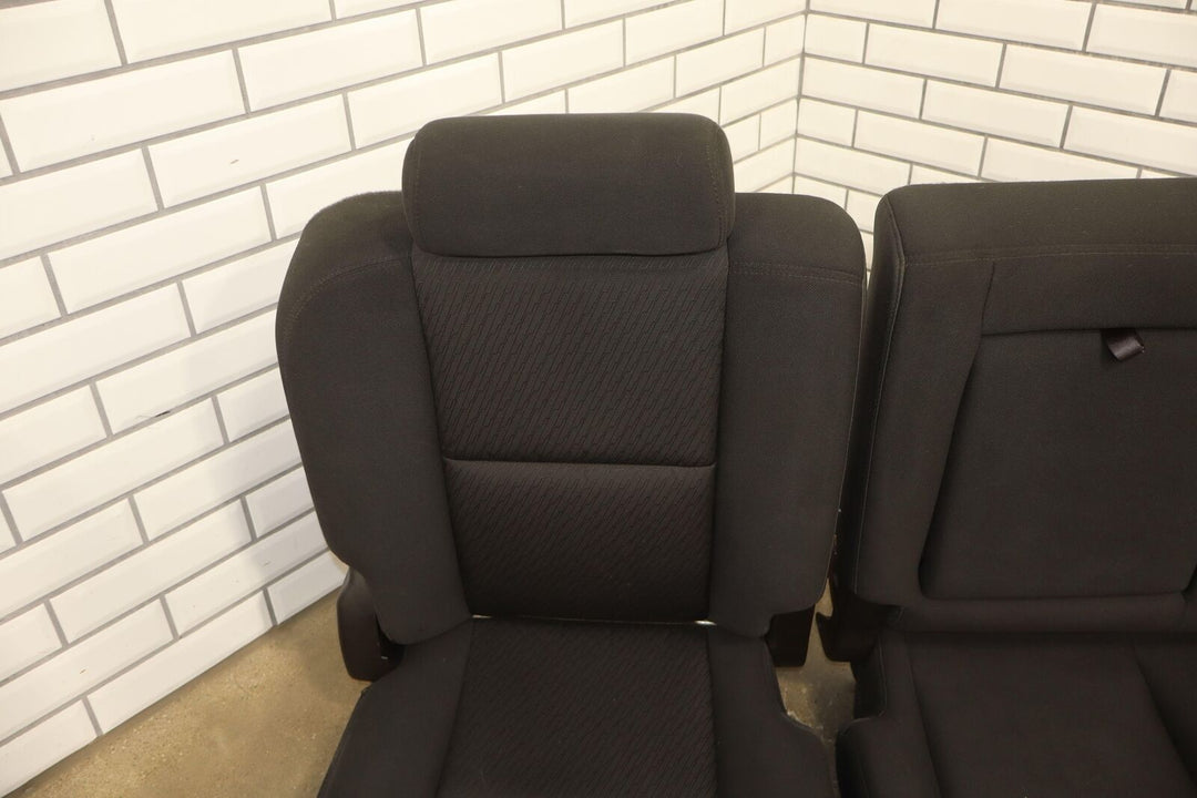 2012-2013 Chevy Silverado Crew Cab Cloth Seat Set (Front/Rear) Ebony OEM