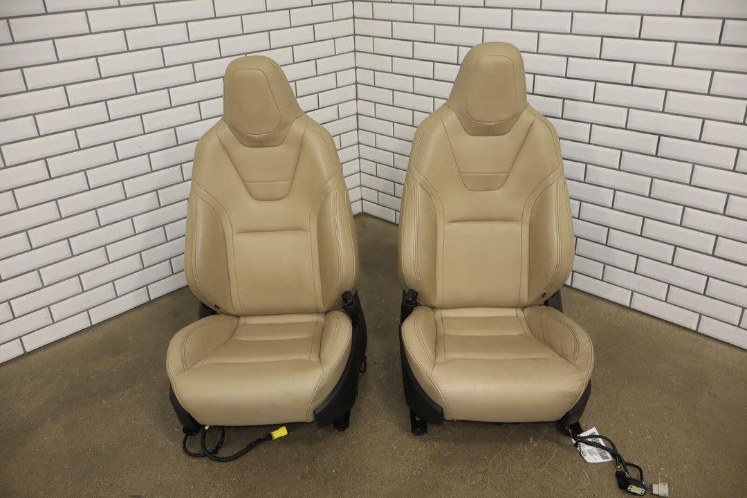 2016 Tesla Model S Gen 3 Seat Set (Front/Rear) Tan Leather