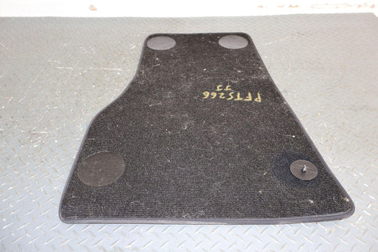 12-16 Tesla Model S OEM Interior Cloth Floor Mats Set of 3 (Black BLK)