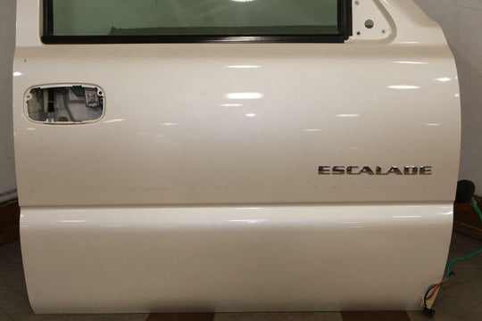 02-06 Cadillac Escalade Front Right RH Door W/Glass (White Diamond 98U) Short WB