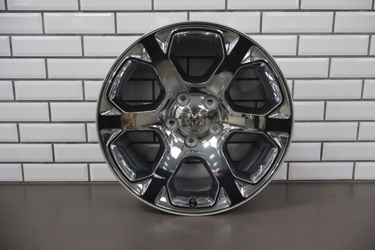 2013-2018 Ram 1500 Laramie 20x9 6 Spoke Chrome Clad Wheel/Rim (WRG) OEM