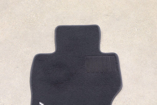 2016-2023 Mazda Miata MX-5 Embossed Cloth Floor Mats (Black) Mild Wear