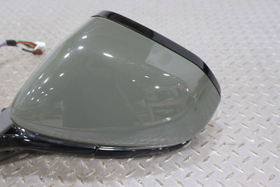 2022-2024 Rivian RS1 Left Power Door Mirror W/Blind Spot Alert (Launch Green)