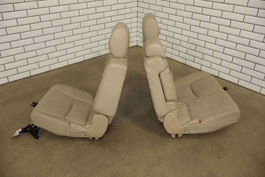 03-09 Lexus GX470 Pair LH&RH Split Bench 2nd Row Leather Seat Set (Ivory 00)