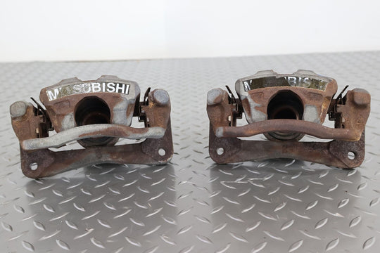 91-93 Mitsubishi 3000GT VR4 91-94 Dodge Stealth AWD Rear Brake Calipers Pair OEM