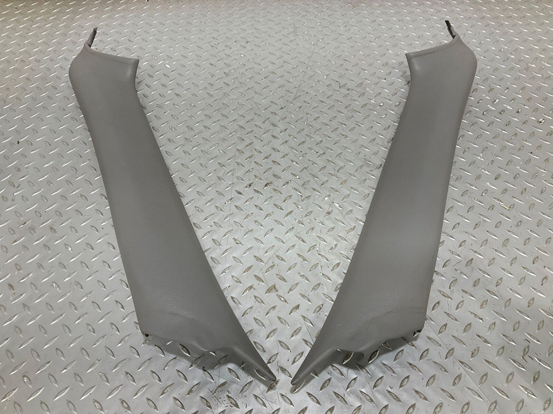 99-05 Porsche 911 996 Convertible Pair Left & Right A Pillar Trim Panels (Gray)