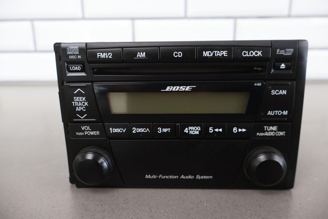 01-03 Mazda Miata OEM Bose AM-FM-CD Player For Parts or Repair (Bad Display)