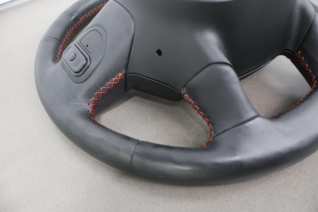 19-21 Ram 1500 Rebel OEM LEather Steering Wheel W/ Switches (Red/Black XR)