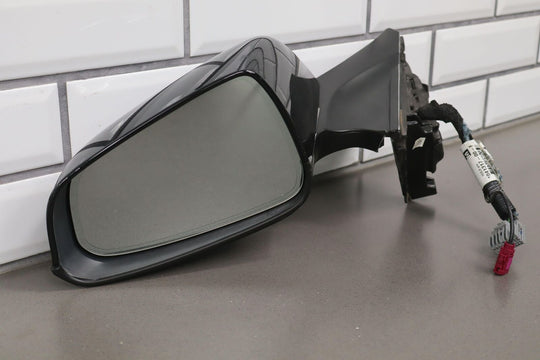 2012-2020 Tesla Model S Driver Left Power Folding Door Mirror (Black PBSB)