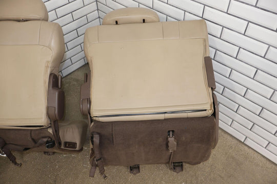 1996-1997 Lexus LX450 Land Cruiser Pair Rear 2nd Row Leather Seats (Beige LC43)