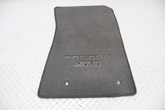 10-15 Chevy Camaro SS Pair LH & RH Cloth Front Floor Mats (Black AFM W/ SS Logo)