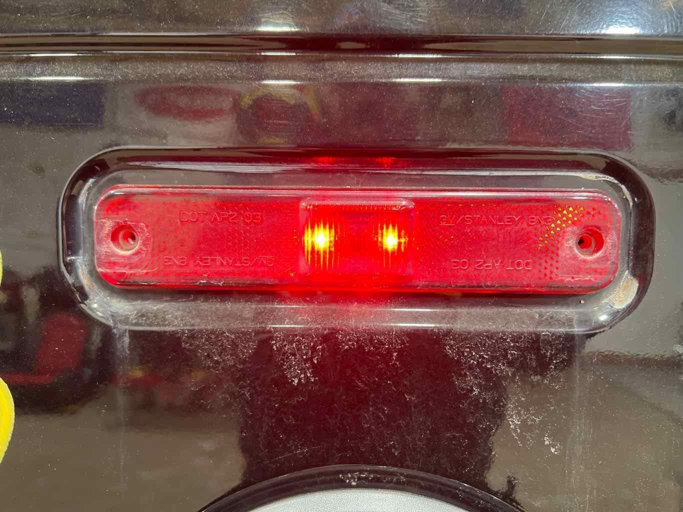 03-09 Hummer H2 Left LH Rear Red LED Side Marker Light/Lamp OEM