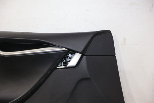 2012-2018 Tesla Model S Driver Left Front Interior Door Panel (Black)