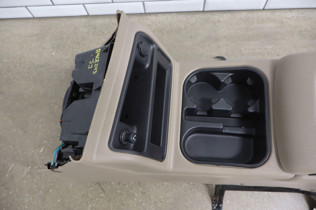 03-07 GMC Sierra Chevy Silverado Center Floor Console Glovebox (Tan/Neutral)