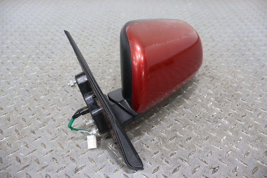 08-14 Mitsubishi Lancer EVO X Left Door Mirror (Rally Red P26) Power Tested