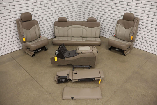 2001 GMC Sierra C3 LH&RH Front&Rear Seat Set Conversion