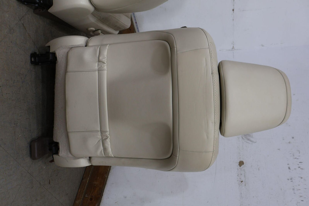 10-13 Lexus GX460 Pair LH&RH Front Leather Bucket Seats (Ecru LA00) Mild Wear