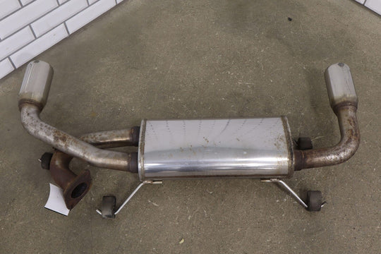 99-00 Mazda Miata NB Base Model Manual Transmission Dual Exit Muffler Chrome Tip