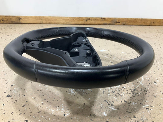 2012 - 2015 Tesla Model S Leather Steering Wheel OEM (Black) See Notes