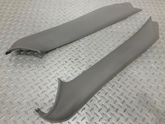 99-05 Porsche 911 996 Convertible Pair Left & Right A Pillar Trim Panels (Gray)