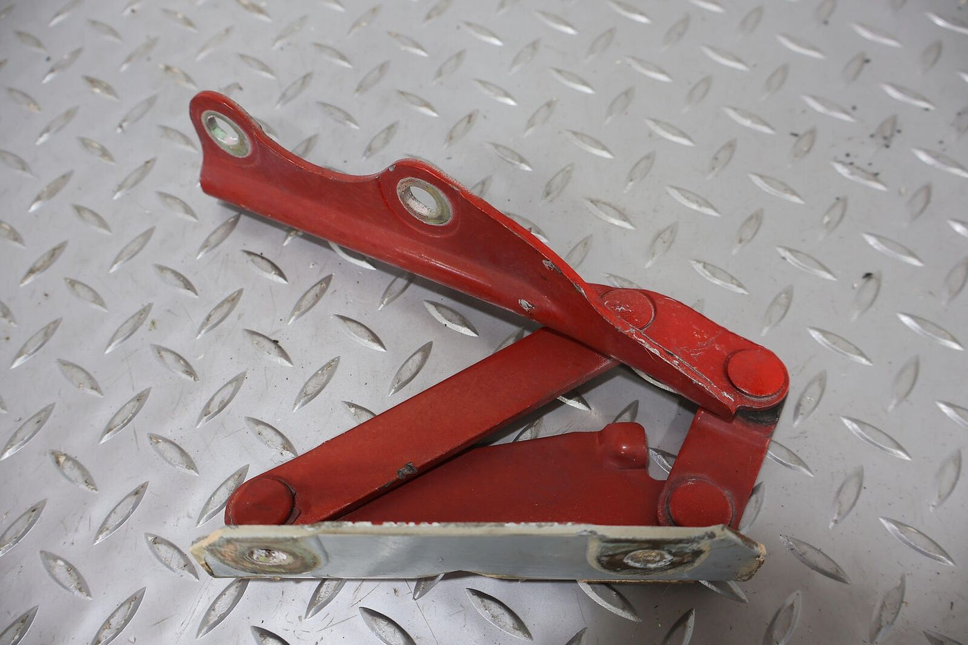 91-99 Mitsubishi 3000GT Stealth Pair LH & RH Hood Hinges (Red R71)