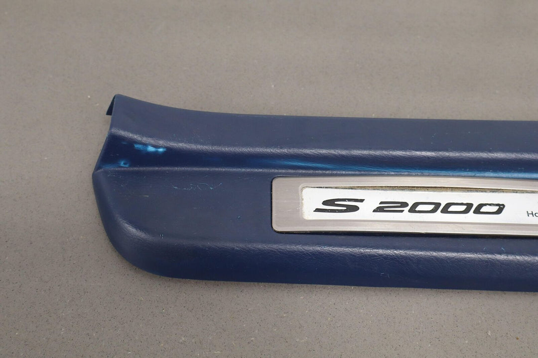 2000-2009 Honda S2000 Interior Sill Plates (Pair Left / Right) Blue BL