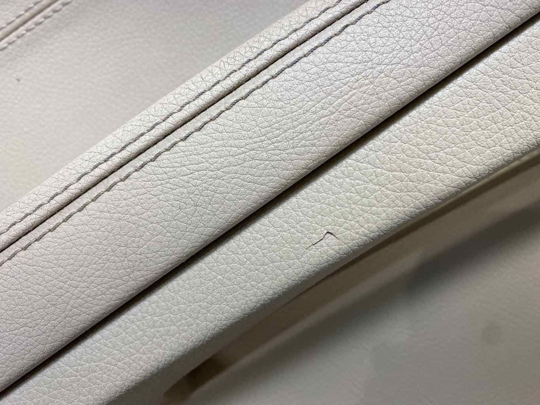 03-09 Mercedes E350 W211 REAR Right RH Leather Door Trim Panel (Brown 144A)