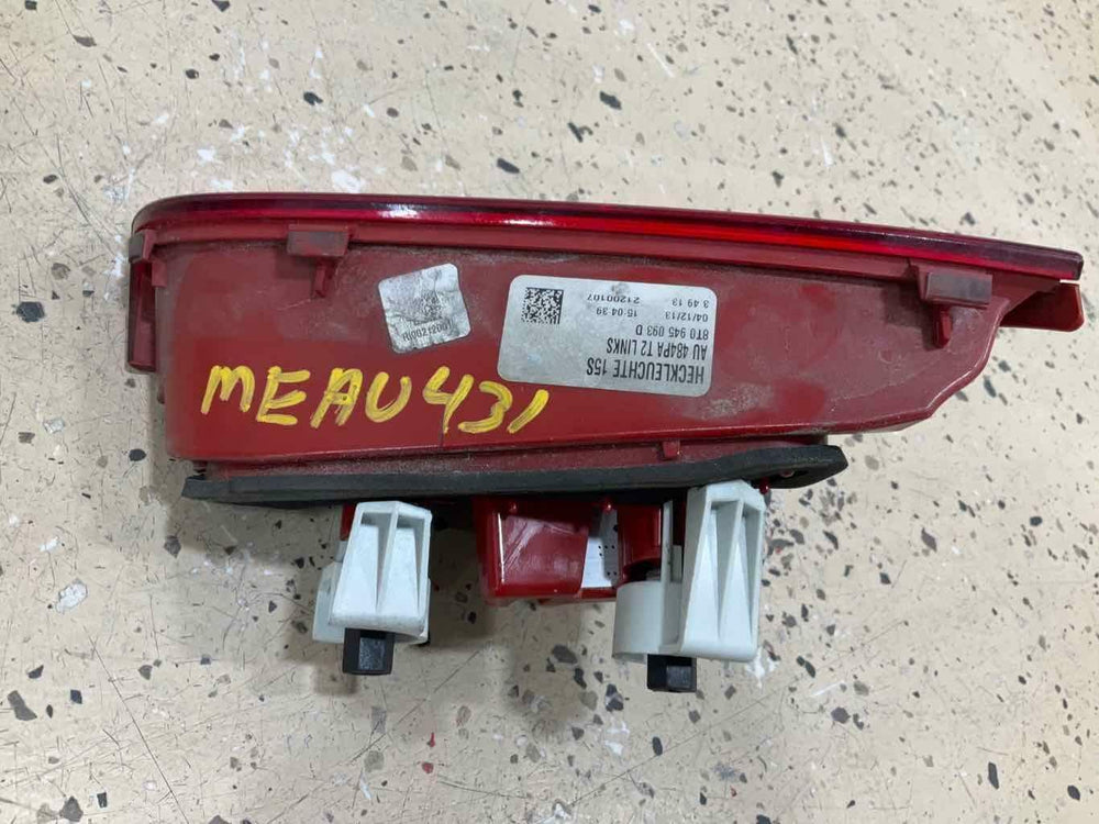 2013-2015 Audi RS5 Driver Left Inner Tail Light (Lid Mounted)