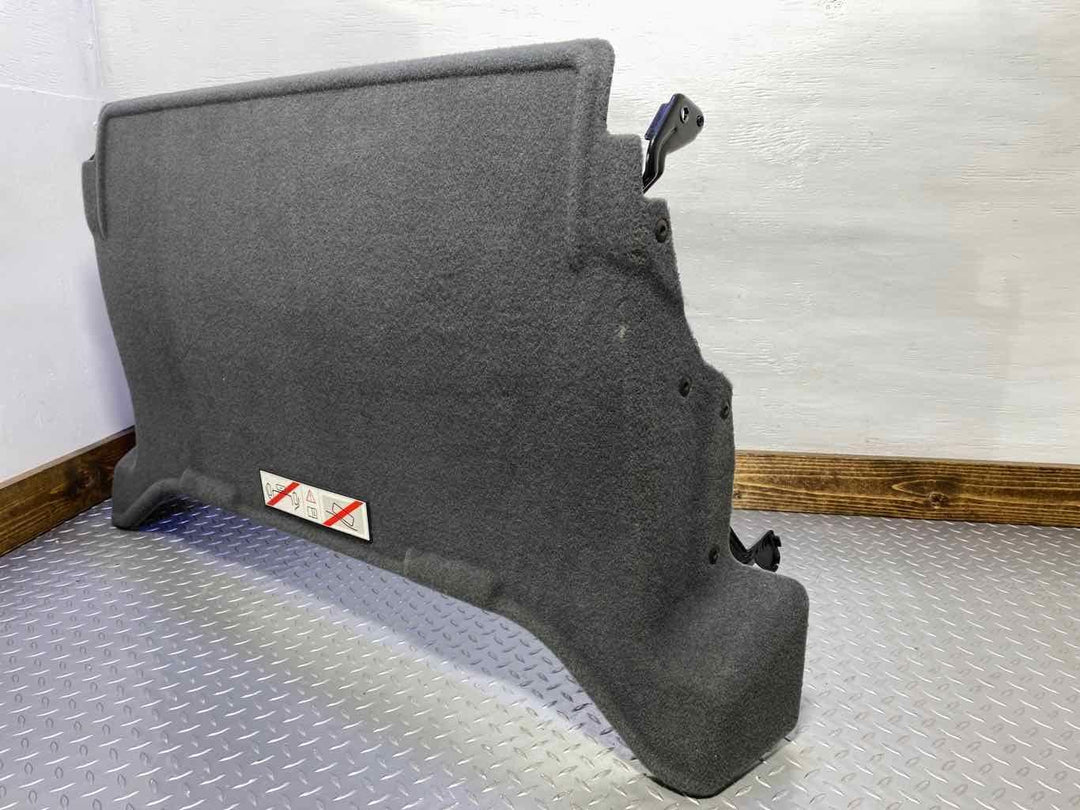 12-14 Ferrari California Rear Trunk Carpet Separator Trim Panel (82889000) Gray