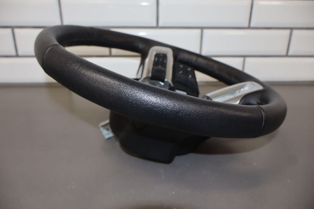 2015-2017 Ford Mustang GT Black Leather Steering Wheel