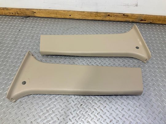 03-09 Lexus GX470 Pair LH&RH Lower B-Pillar Trim Panels (Ivory LH00) See Notes