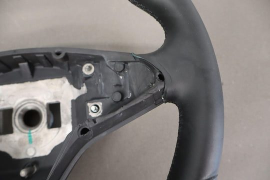 2012 - 2015 Tesla Model S Leather Steering Wheel OEM (Black) See Notes