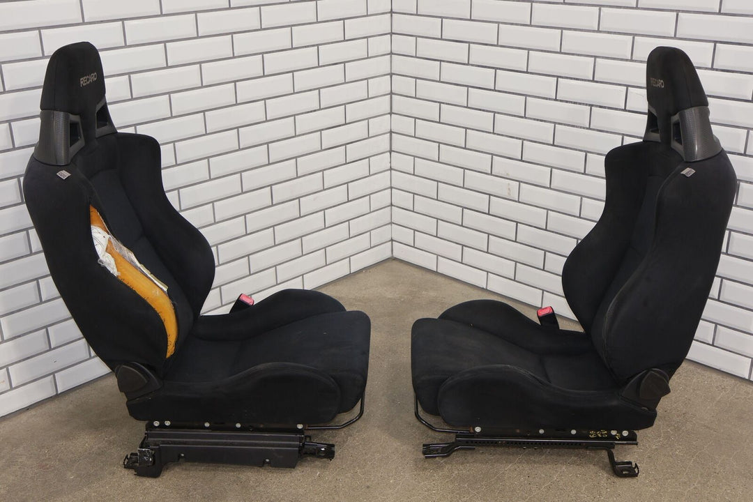 2011 Mitsubishi Lancer Evolution X GSR Alcantara Recaro Seats Set (Black 68P)