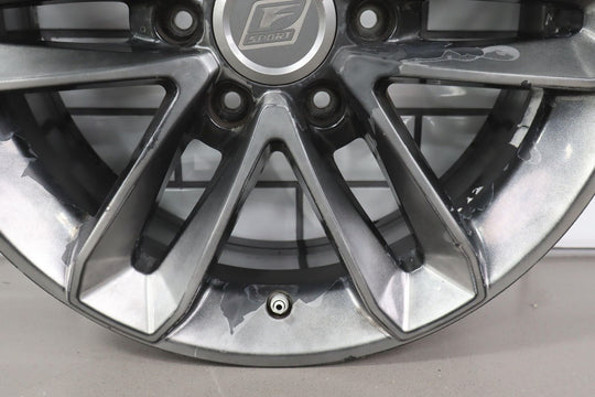 14-21 Lexus GX460 Single (1) 18x7.5 OEM 6 Spoke Split V-Wheel Gunmetal *Curbed*