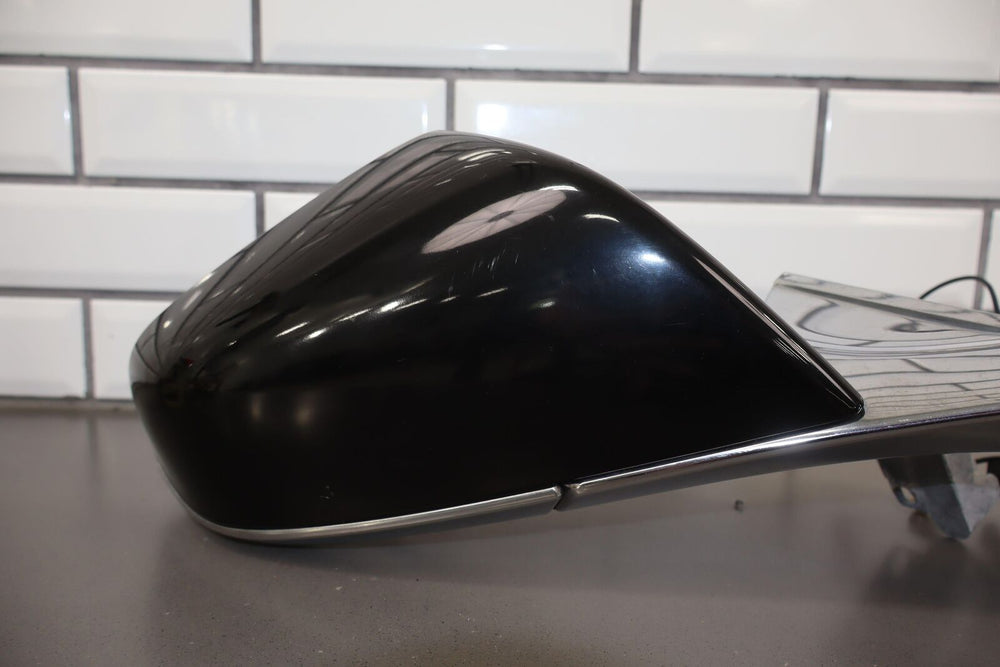 2012-2015 Tesla Model S Left LH Power Door Mirror (Black & Chrome) Tested