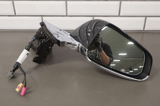 2012-2020 Tesla Model S Right Passenger Power Folding Mirror (Black SOLB)