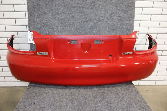 01-05 Mazda Miata NB Base Model Rear Bumper W/Rebar (Red Repainted)