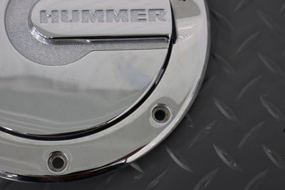 03-07 Hummer H2 Gas Fuel Tank Door Chrome Cover (Lightly Weathered)