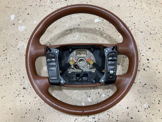 03-10 Bentley Continental GT Leather Steering Wheel (Brown) See Description