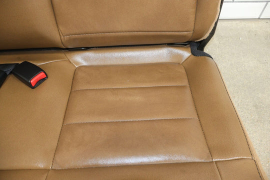 12-14 Jeep Wrangler Rubicon JK 2DR Rear Leather Seat (Dark Saddle XV) See Photos