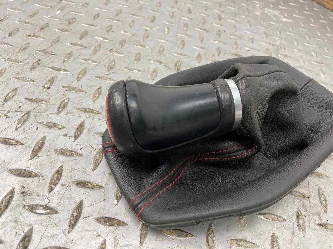 16-20 Chevy Camaro Leather Shift Knob&Boot OEM(Black /Red Stitch) 6 Speed Manual