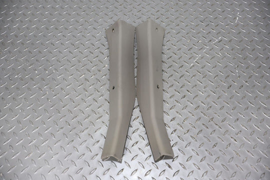 90-96 Chevy C4 Corvette Pair LH & RH Lower Interior B-Pillar Trims (Gray 14i)