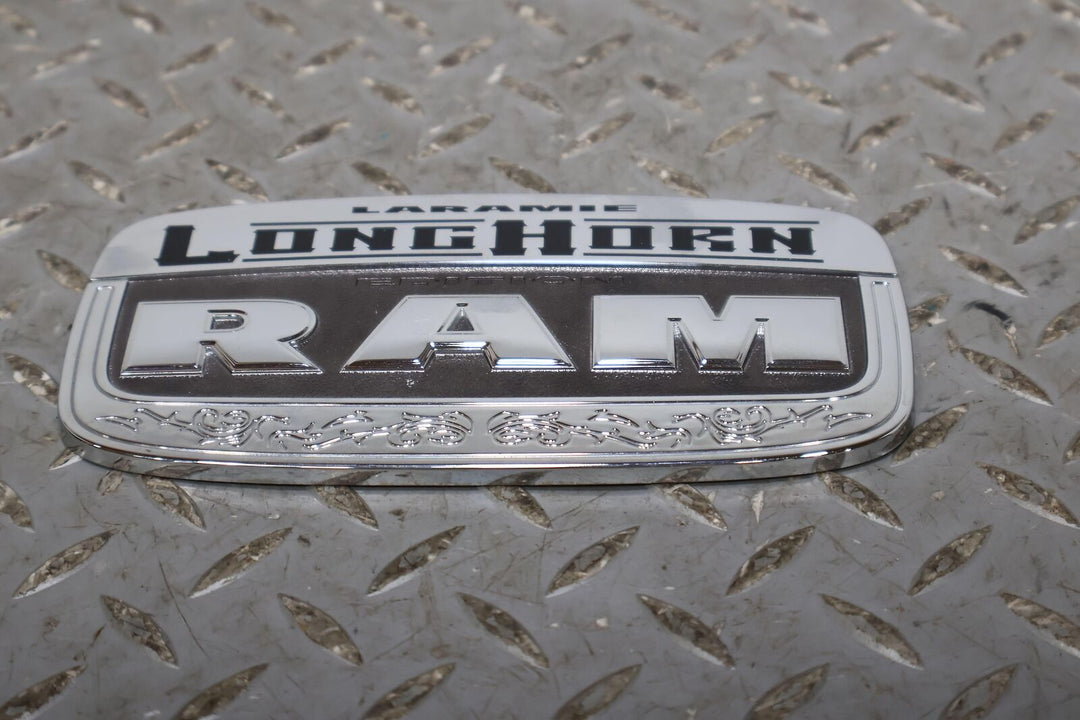 11-18 Ram 2500 Laramie Longhorn Chrome Rear Tailgate Emblem Badge Nameplate