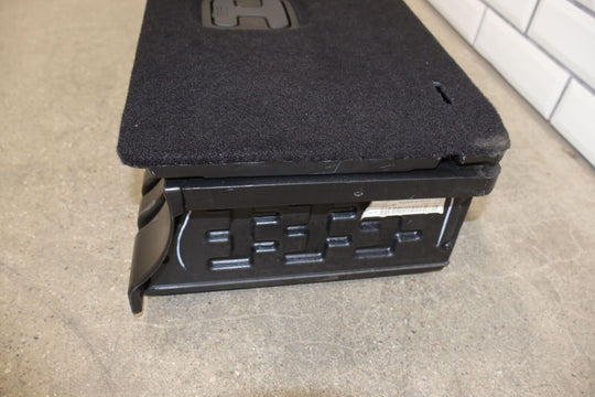 14-18 Ram 2500 Mega Cab Behind the Seat Storage Box (Black X9) See Photos