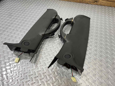 03-07 Hummer H2 Pair LH & RH Interior A-Pillar Trim Panels (Ebony 48i)