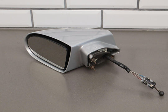 93-02 Chevy Camaro Left Driver Door Mirror (Cable Adjustment) Sebring Silver 13U